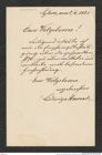 Nachlass Franz Steindachner, Brief von Ludwig Marno an Franz Steindachner (02.04.1881), Inv.Nr. 329.01, Seite 1